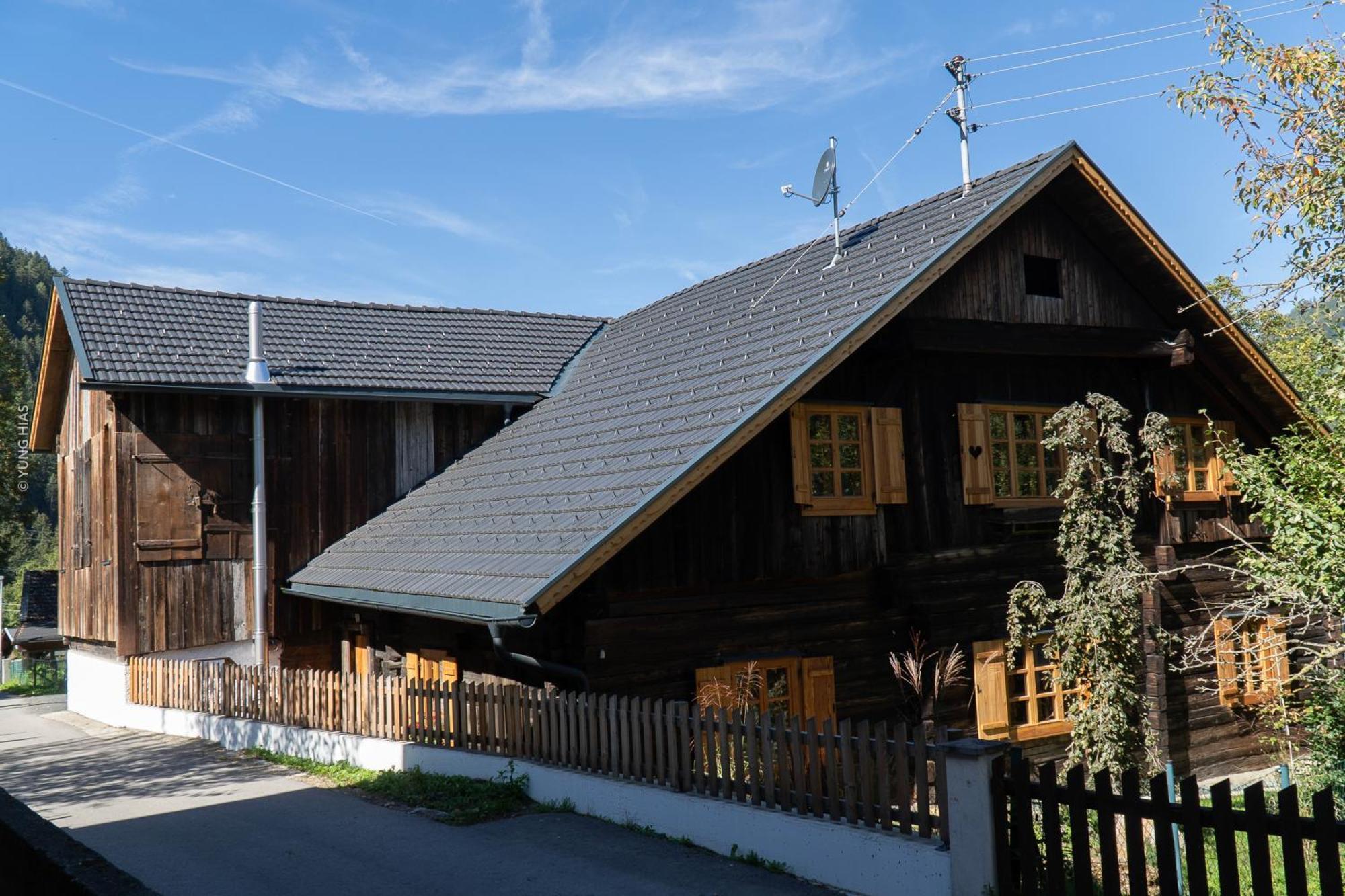 Chalet Schmelz Huette Mit Sauna Und Garten Flattach Exterior photo